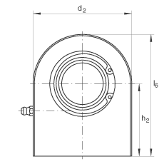 液壓桿端軸承 GF50-DO, 根據 DIN ISO 12 240-4 標準，帶焊接面，需維護