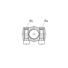 液壓桿端軸承 GIHRK30-DO, 根據(jù) DIN ISO 12 240-4 標(biāo)準(zhǔn)，帶右旋螺紋夾緊裝置，需維護